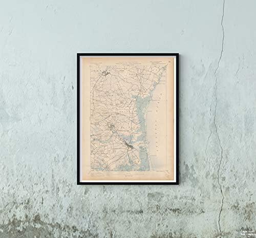 מפה | אטלס ממסצ'וסטס, אבינגטון ואמסברי ואקסטר וניובוריפורט 1890 עמוד 36 אזורי | גודל: 18x24 |